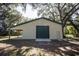 Detached workshop with large roll-up door and side entry at 3554 County Road 216, Oxford, FL 34484