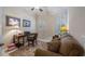 Home office featuring a desk, seating, and window at 23 Camino Real Blvd # 23, Howey In The Hills, FL 34737