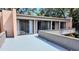 Spacious private deck with sliding glass doors leading to interior at 601 W Old Hwy 441 # 11B, Mount Dora, FL 32757