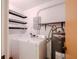 Convenient laundry room with washer, dryer, and extra storage at 601 W Old Hwy 441 # 11B, Mount Dora, FL 32757