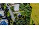 Aerial view showing home's location and surrounding landscape at 601 W Old Hwy 441 # 11B, Mount Dora, FL 32757
