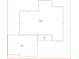 Plot plan showing open patio and garage dimensions at 12046 Ne 51St Cir, Oxford, FL 34484