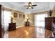 Spacious main bedroom with hardwood floors and plenty of closet space at 13144 Coldwater Loop, Clermont, FL 34711