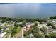 Waterfront property view from above at 3011 Indian Trl, Eustis, FL 32726