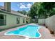 Relaxing kidney-shaped pool with brick patio at 3011 Indian Trl, Eustis, FL 32726