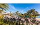 Spacious pool deck with lounge chairs and a relaxing atmosphere at 4189 Paragraph Dr, Kissimmee, FL 34746