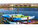 Community dock with kayaks available for residents at 4189 Paragraph Dr, Kissimmee, FL 34746