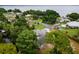 Aerial view of house and neighborhood by the lake at 12270 Virginia Dr, Leesburg, FL 34788