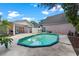 Relaxing backyard oasis with a pool and ample patio space at 12270 Virginia Dr, Leesburg, FL 34788