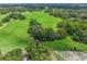 Aerial view of property with pasture and tree-lined perimeter at 2027 Cr 232, Wildwood, FL 34785