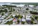 Aerial view showcasing the home's location at 1113 Oakland Cir, Tavares, FL 32778