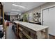 Long workbench dominates this well-organized workshop at 13910 Max Hooks Rd, Clermont, FL 34711