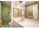 Bathroom with shower, toilet and single vanity at 601 N Mcdonald St # 608, Mount Dora, FL 32757