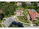 Aerial view of house and surrounding area at 8692 Crested Eagle Pl, Sanford, FL 32771