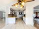 Updated kitchen with butcher block countertops and gray tile backsplash at 34035 Linda Ln, Leesburg, FL 34788