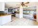 Bright kitchen with stainless steel appliances and wood countertops at 34035 Linda Ln, Leesburg, FL 34788
