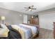 Main bedroom with hardwood floors and large closet at 37102 Oak Ln, Umatilla, FL 32784