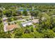 Aerial view of property showcasing its surroundings and proximity to a lake at 37102 Oak Ln, Umatilla, FL 32784