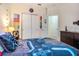 Bedroom with a double bed and closet at 1103 White Water Bay Dr, Groveland, FL 34736