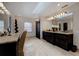 Spa-like bathroom with double vanity and skylight at 6779 Clayton St, Mount Dora, FL 32757