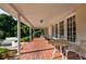 Spacious covered patio with brick flooring, perfect for outdoor dining and relaxation at 6779 Clayton St, Mount Dora, FL 32757