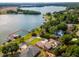 Lakefront property with a house and private dock at 2537 E Crooked Lake Dr, Eustis, FL 32726
