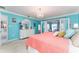Relaxing main bedroom with water views and walk-in closet at 2537 E Crooked Lake Dr, Eustis, FL 32726