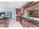 Spacious kitchen with ample cabinetry and granite counters at 2537 E Crooked Lake Dr, Eustis, FL 32726