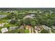 Community overview: homes, lush trees, pool, tennis courts and clubhouse at 25043 Bellevue, Leesburg, FL 34748