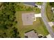 Aerial view of a single-Gathering home, highlighting its lot and location at 561 Viceroy Ct, Kissimmee, FL 34758