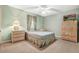 Cozy bedroom with a double bed and ample closet space at 6435 Borg St, Leesburg, FL 34748