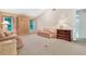 Living room with two sofas, a cabinet, and ample space at 6435 Borg St, Leesburg, FL 34748