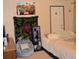 Bedroom with twin bed, bean bag chair, and Marvel decor at 16640 Ne 148Th Terrace Rd, Fort Mc Coy, FL 32134