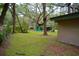 Spacious backyard with mature trees at 16640 Ne 148Th Terrace Rd, Fort Mc Coy, FL 32134