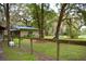 Home with a fenced backyard and mature trees at 16640 Ne 148Th Terrace Rd, Fort Mc Coy, FL 32134