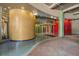 Building entrance with unique tiled columns at 155 S Court Ave # 1507, Orlando, FL 32801