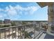 Enjoy city views from this spacious balcony at 155 S Court Ave # 1507, Orlando, FL 32801