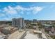 Stunning aerial view showcasing the cityscape and surrounding buildings at 155 S Court Ave # 1507, Orlando, FL 32801