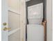 Stackable washer and dryer in a convenient laundry closet at 155 S Court Ave # 1507, Orlando, FL 32801