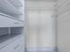 Spacious closet with built-in shelving and drawers at 155 S Court Ave # 1507, Orlando, FL 32801