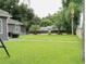 Expansive grassy backyard with palm trees at 1304 Ocoee Apopka Rd, Ocoee, FL 34761
