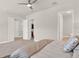 Main bedroom with doors to closets and bathroom at 137 S Park Ave, Winter Garden, FL 34787