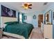 Bright bedroom featuring a comfortable bed and ample space at 170 Prairie Falcon Dr, Groveland, FL 34736