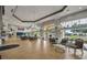 Spacious community clubhouse lobby with comfortable seating at 3921 Doune Way, Clermont, FL 34711