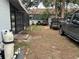 Landscaped backyard with storage shed at 2524 Good Homes Rd, Orlando, FL 32818