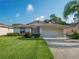 Single-story house with a well-manicured lawn at 533 Grand Vista Trl, Leesburg, FL 34748