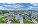 Aerial view of a large community of single Gathering homes at 11394 Zimmerman Path, Oxford, FL 34484