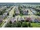 Aerial view showing home's location in a well-established neighborhood at 3506 Mulberry Grove Loop, Leesburg, FL 34748