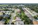 Aerial view showing the home's location in a residential neighborhood at 3506 Mulberry Grove Loop, Leesburg, FL 34748