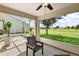 Relaxing screened porch overlooking a golf course at 27227 Roanoke Dr, Leesburg, FL 34748